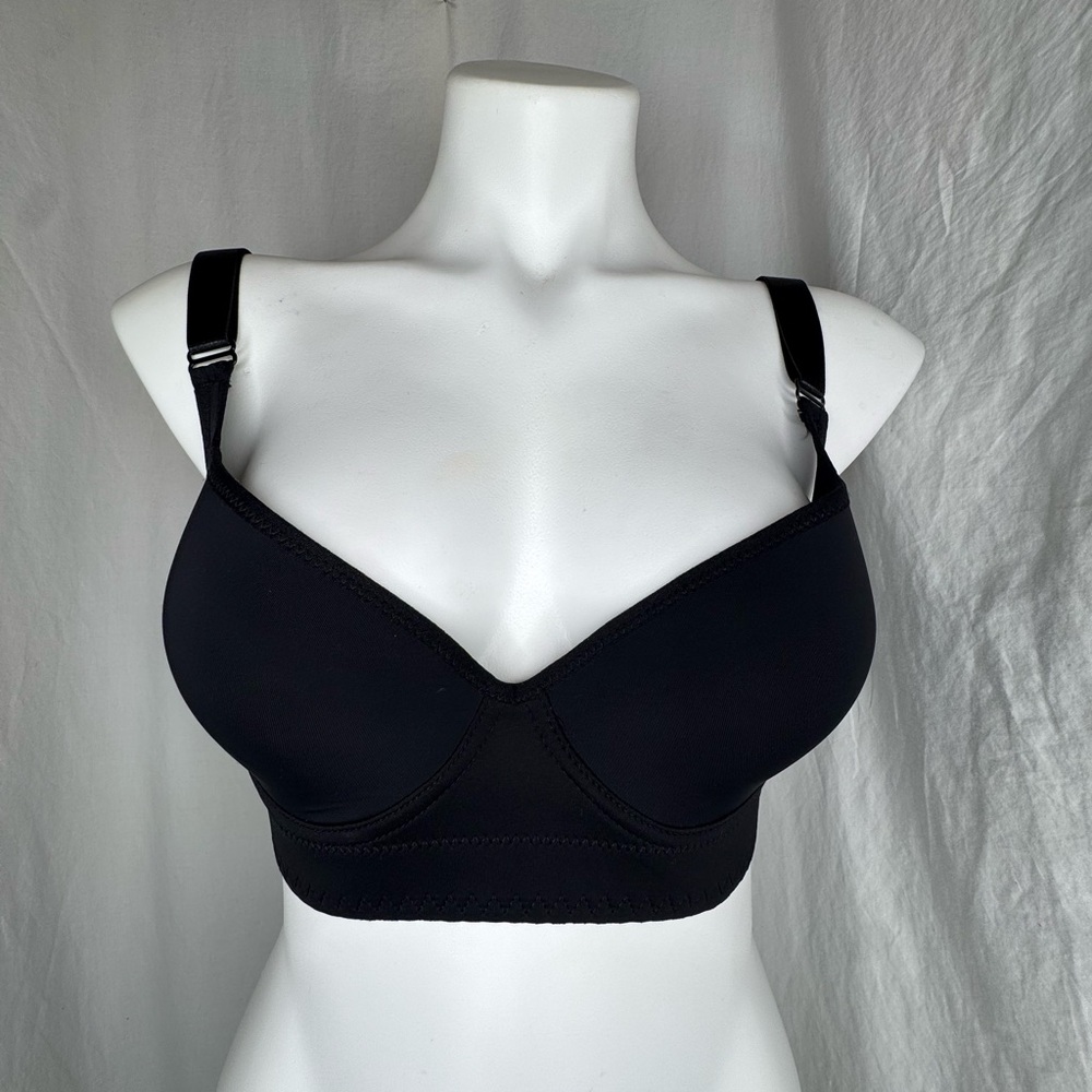Push Up Bra Full Back Coverage Deep Cup Smoothing Seamless Underwire size 34C